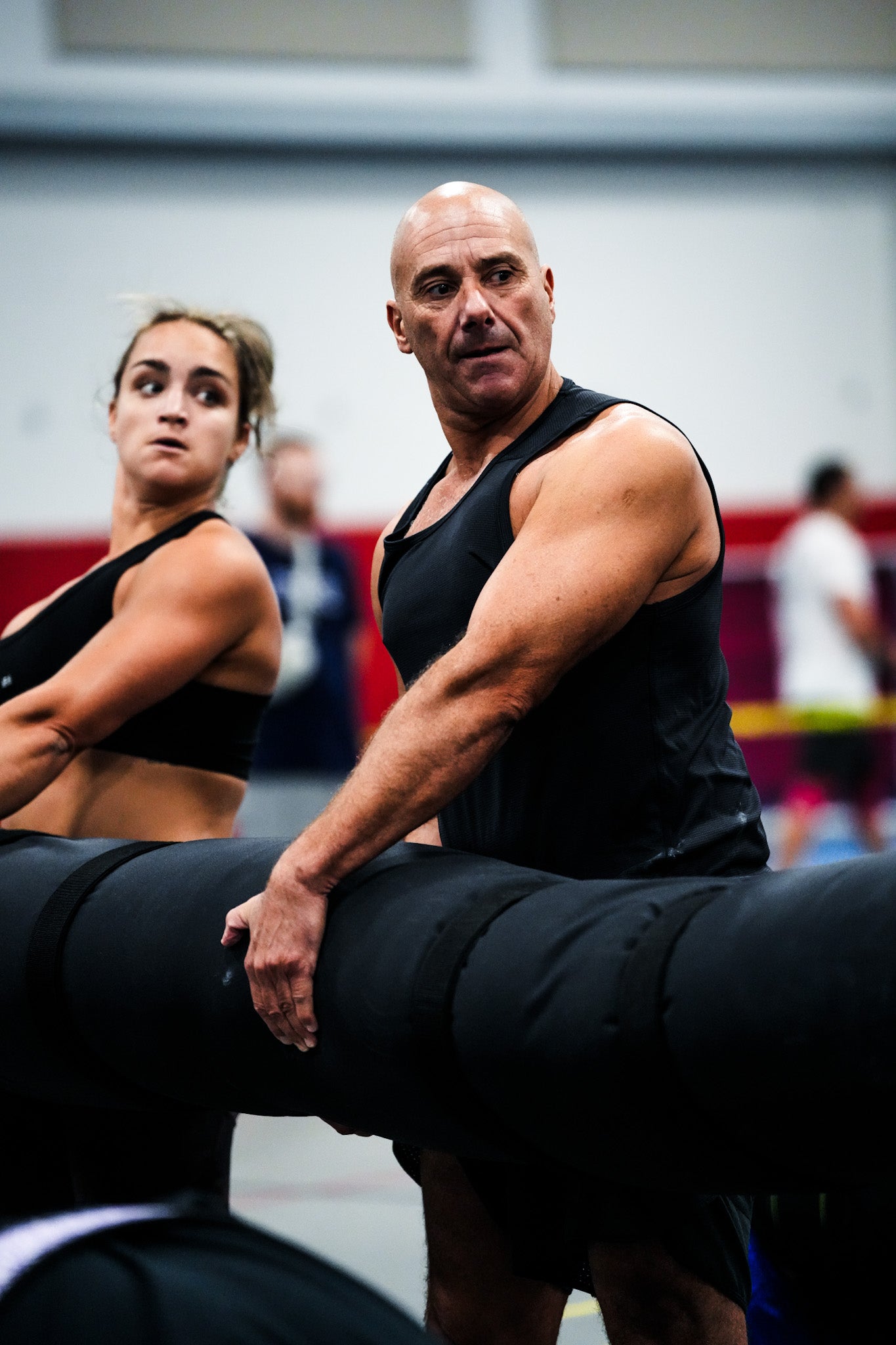 "The 4-Person Worm at Magic City Games, a key tool for improving team performance and building synergy during demanding team workouts."