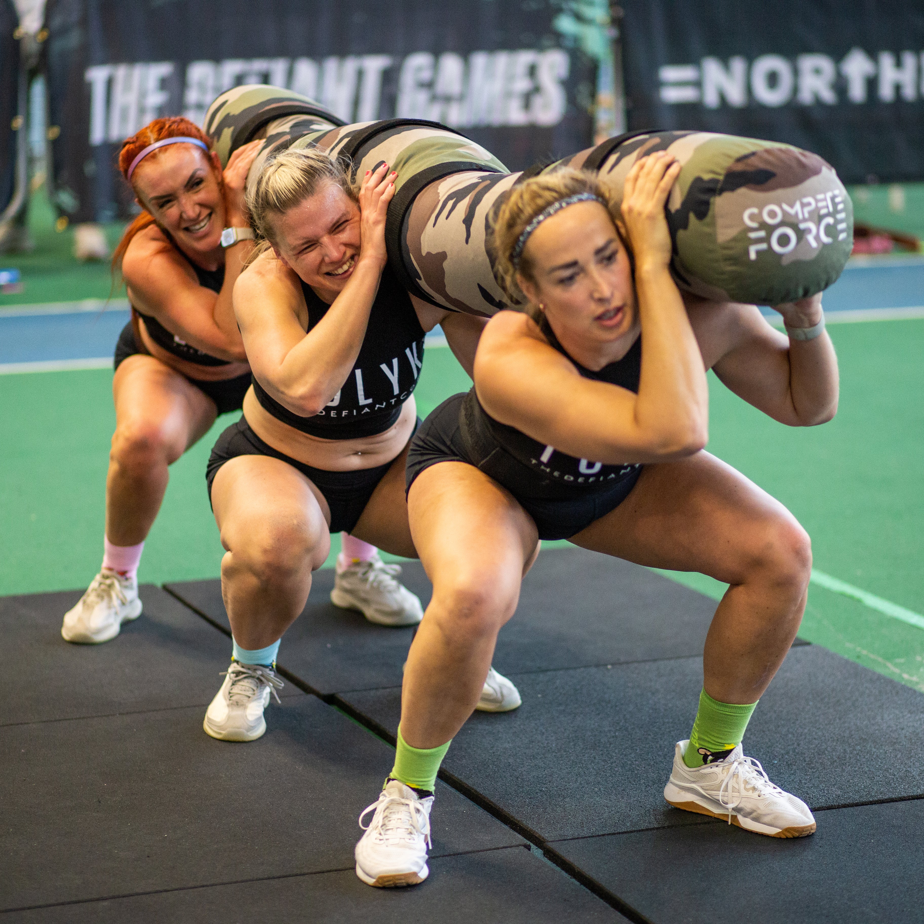 "The 150lb 3-Person Female/Scaled Worm at The Fittest Experience, helping teams enhance strength and coordination to tackle challenging events."